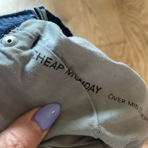 CHEAP MONDAY || Tie Die Narrow Very Special Jeans Size 28 - Picture 10 of 11